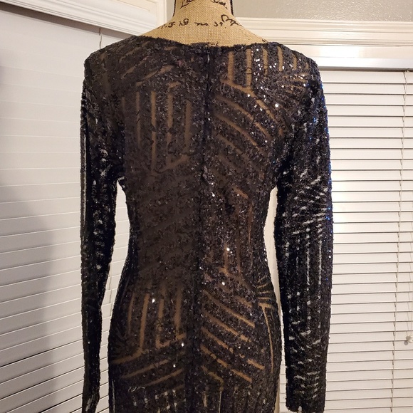 Sequince Black Cocktail Dress - Picture 5 of 7